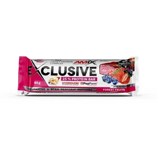 Amix Exclusive Protein Bar - 85g - Forest Fruit